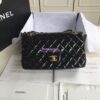 Replica Chanel Classic Flap Bag Quilted Patent Calfskin Wine