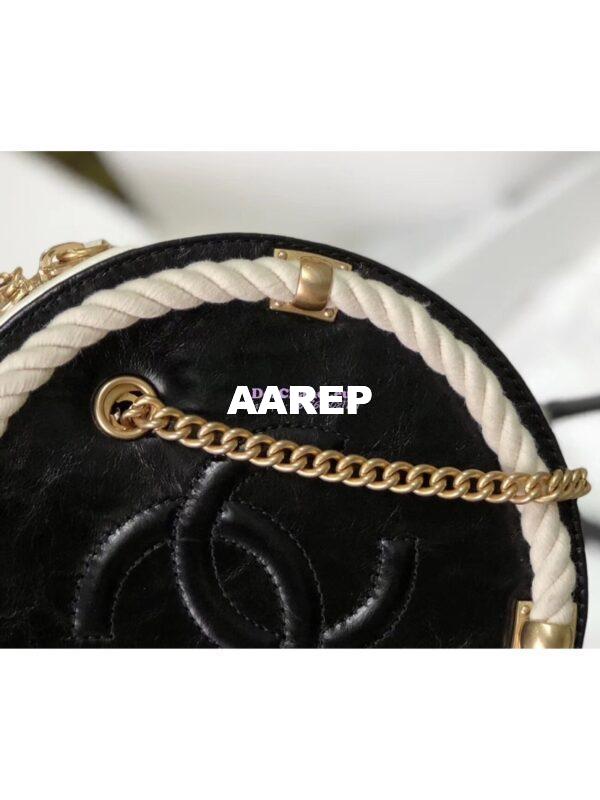 Replica Chanel En Vogue Small Round Bag in Bi-Colour AS0075 6