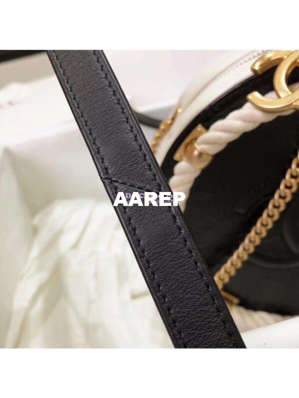 Replica Chanel En Vogue Small Round Bag in Bi-Colour AS0075 14