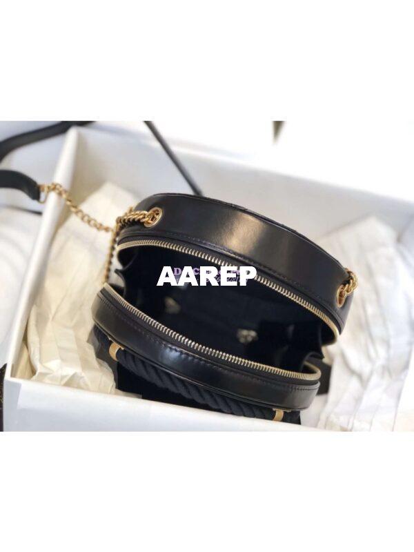 Replica Chanel En Vogue Small Round Bag in Black AS0075 10