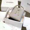 Replica Chanel Grained Calfskin Drawstring Bag AS0310 Blue