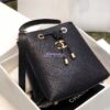 Replica Chanel Grained Calfskin Drawstring Bag AS0310 Grey