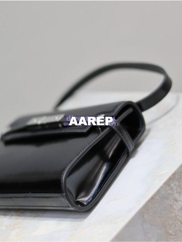 Replica Saint Laurent YSL Manhattan Small In Patent Leather with Silver Hardware 727766 9