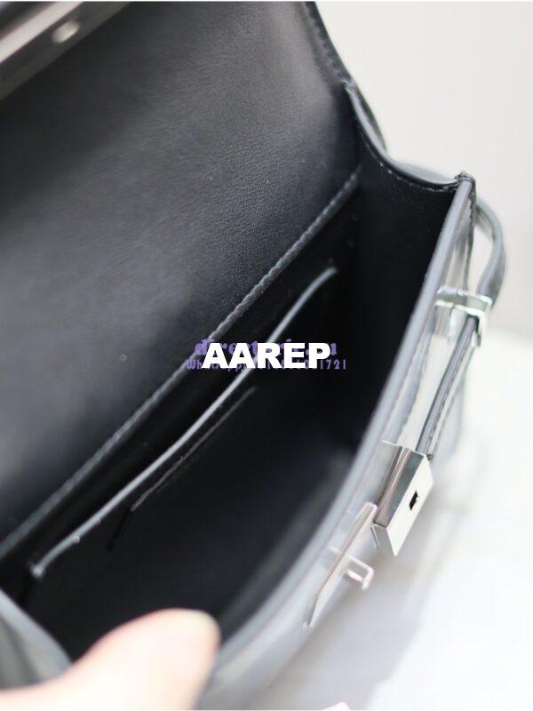 Replica Saint Laurent YSL Manhattan Small In Patent Leather with Silver Hardware 727766 12