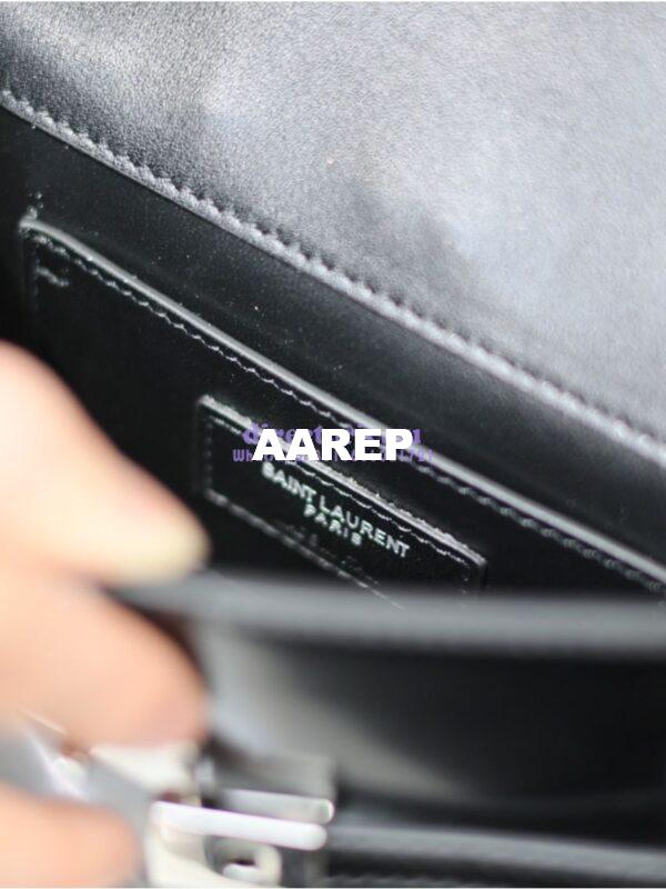 Replica Saint Laurent YSL Manhattan Small In Patent Leather with Silver Hardware 727766 13