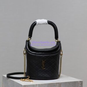Replica Saint Laurent YSL Gaby Bucket Bag In Lambskin 7639611