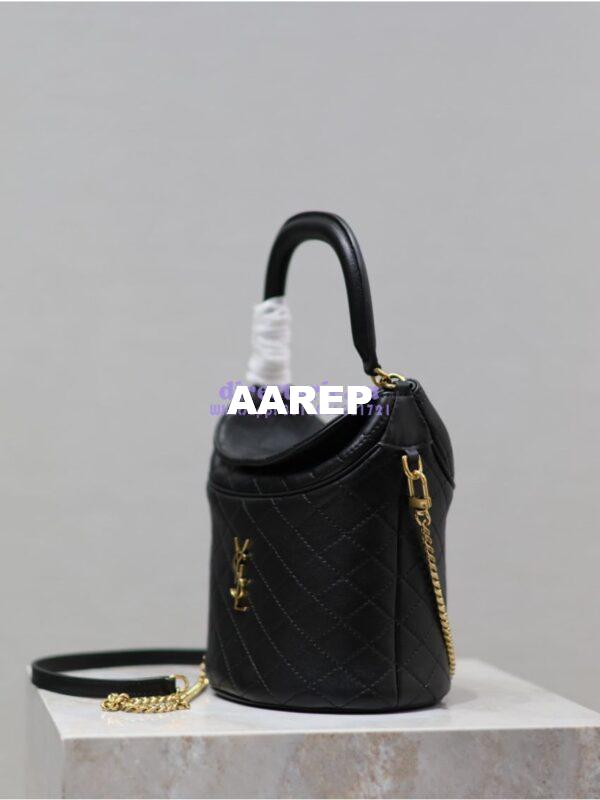 Replica Saint Laurent YSL Gaby Bucket Bag In Lambskin 7639611 5