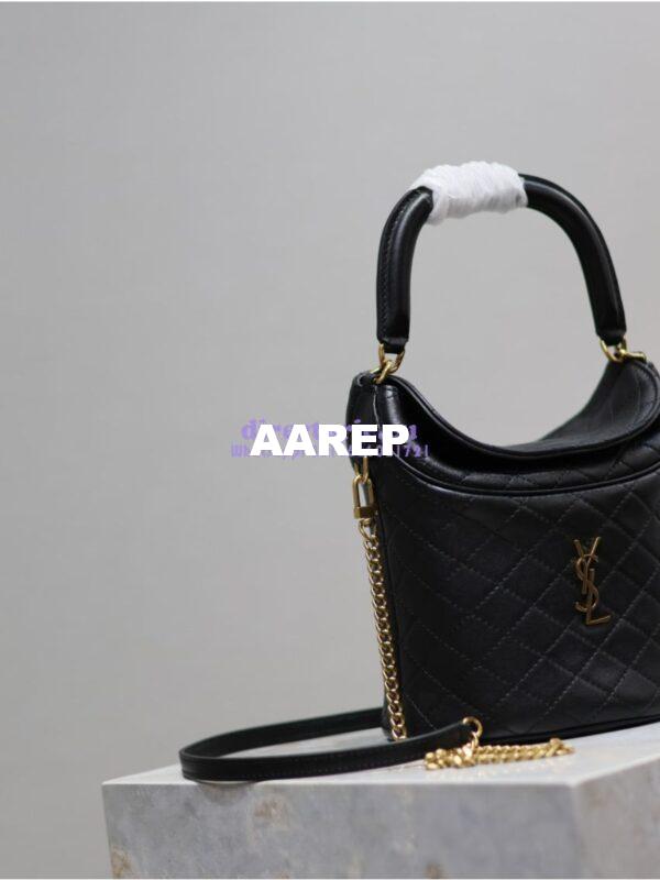 Replica Saint Laurent YSL Gaby Bucket Bag In Lambskin 7639611 6