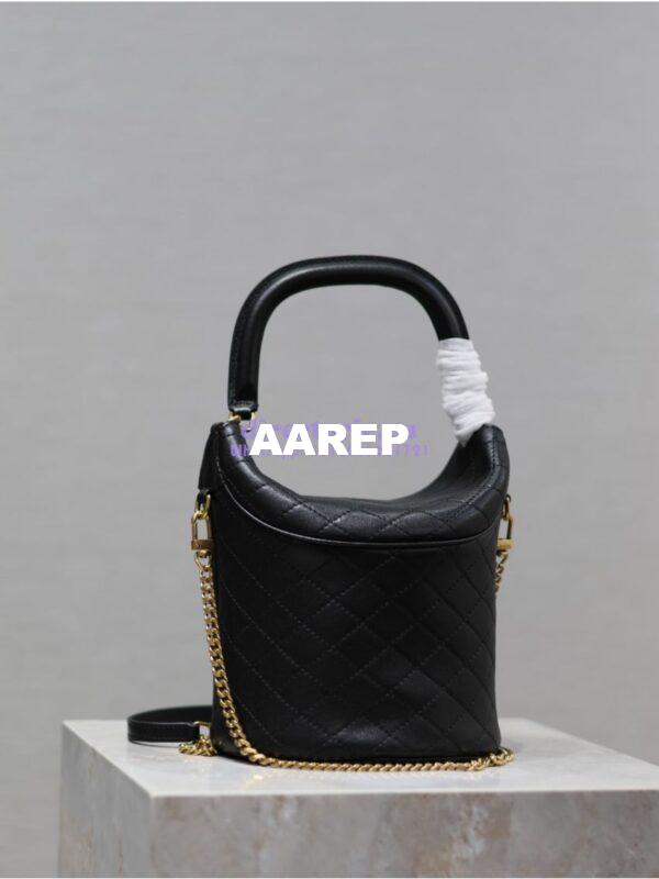 Replica Saint Laurent YSL Gaby Bucket Bag In Lambskin 7639611 12