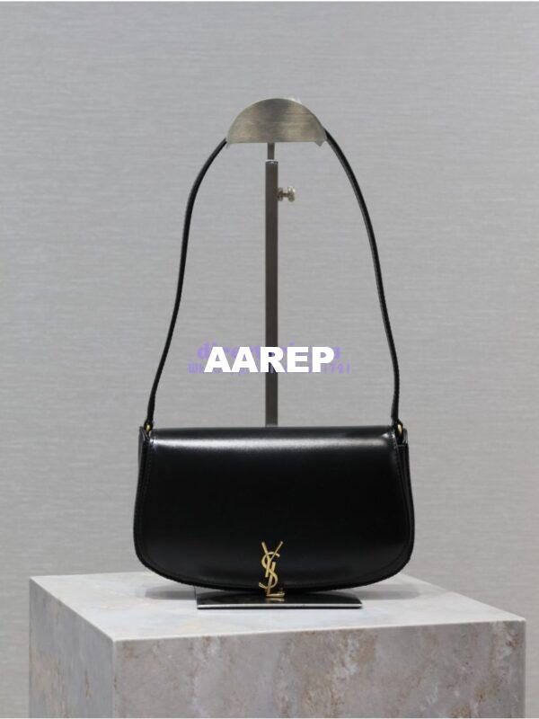 Replica Saint Laurent YSL Mini Voltaire In Box 7796420 Black 3