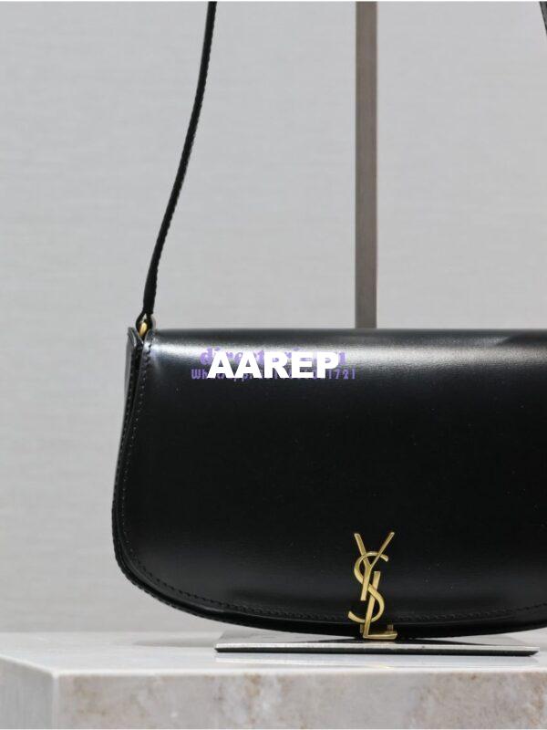 Replica Saint Laurent YSL Mini Voltaire In Box 7796420 Black 5