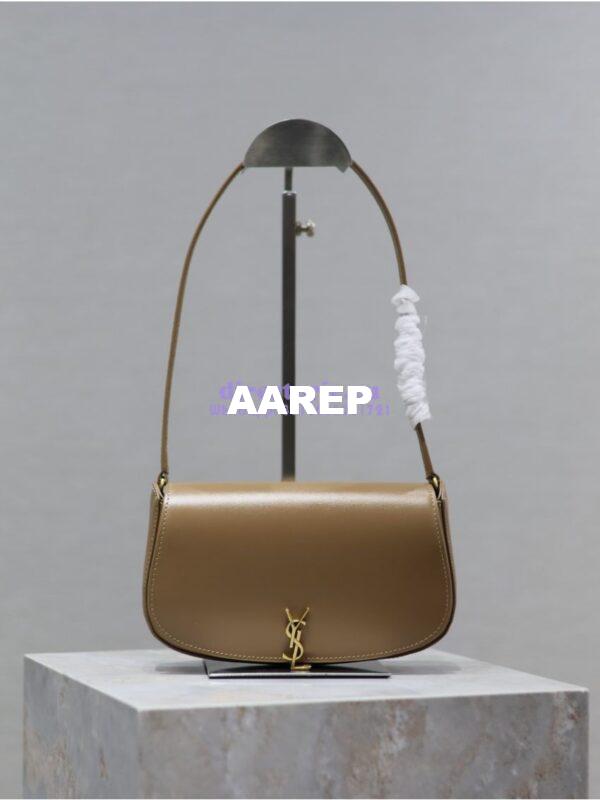 Replica Saint Laurent YSL Mini Voltaire In Box 7796420 Dark Cork 3