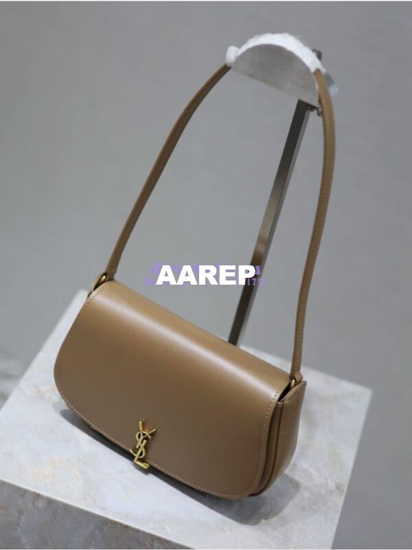 Replica Saint Laurent YSL Mini Voltaire In Box 7796420 Dark Cork 4