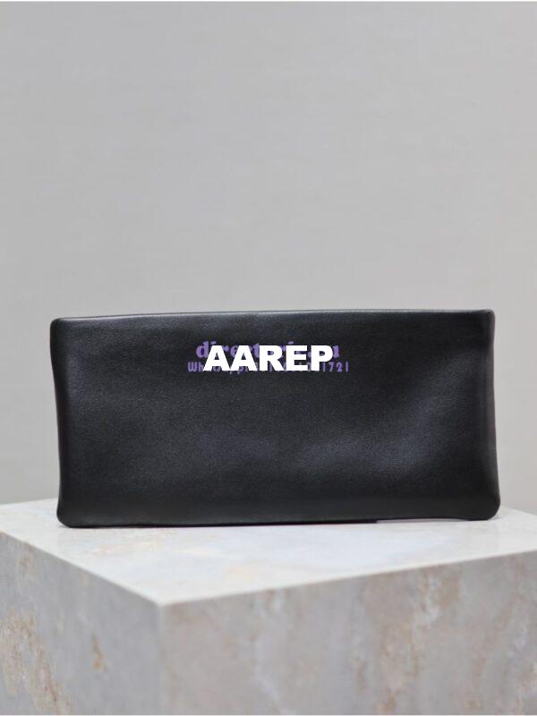 Replica Saint Laurent YSL Calypso Long Pouch In Lambskin 774062 Black 11