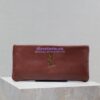 Replica Saint Laurent YSL Calypso Long Pouch In Lambskin 774062 Black