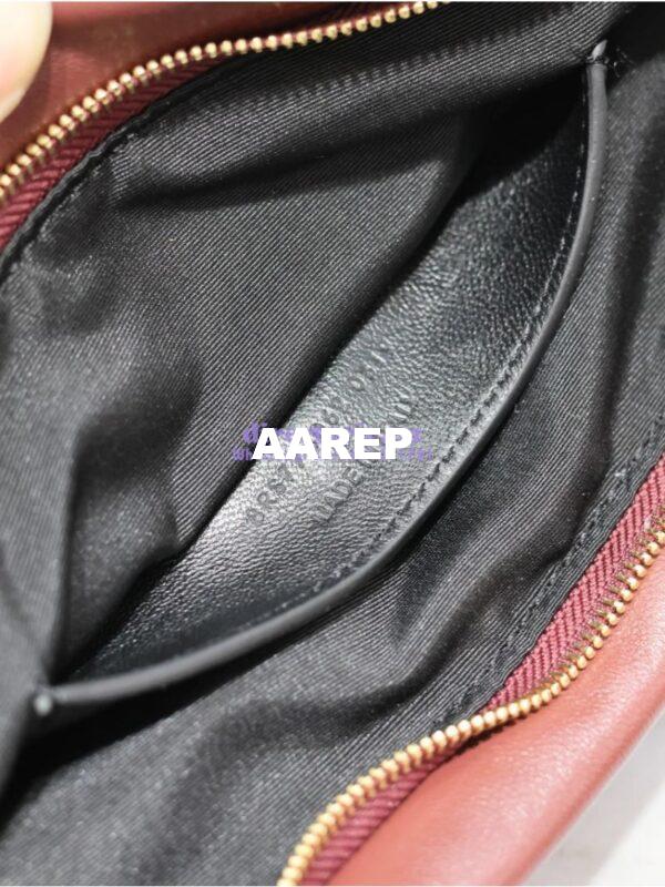 Replica Saint Laurent YSL Calypso Long Pouch In Lambskin 774062 Rouge Merlot 10