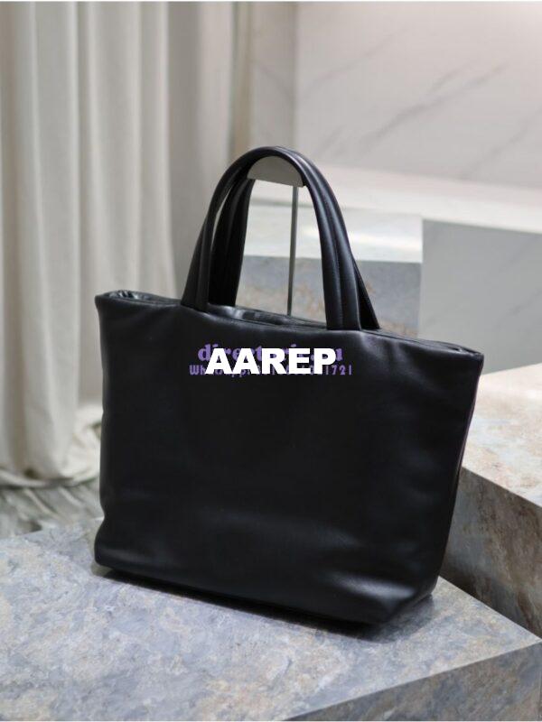 Replica Saint Laurent YSL Tote In Nappa Lambskin 756269 Black 11