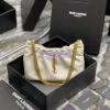 Replica YSL Saint Laurent Panier Medium Bag In Raffia 761457 Black 2