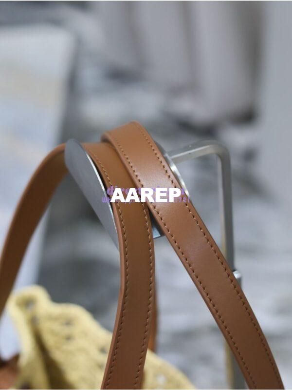 Replica YSL Saint Laurent Panier Small Bag In Raffia 761461 Natural 7