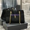 Replica YSL Saint Laurent Cassandre Shopper Bag in Grained Calfskin 668900 White 2