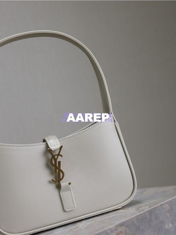 Replica YSL Saint Laurent Mini Le 5 À 7 In Smooth Leather 7103182 Blanc 6