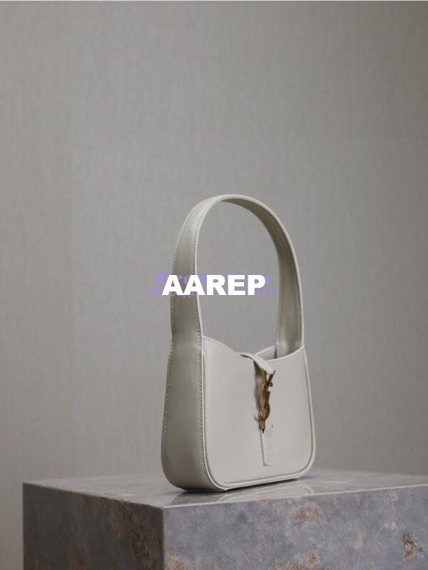Replica YSL Saint Laurent Mini Le 5 À 7 In Smooth Leather 7103182 Blanc 7