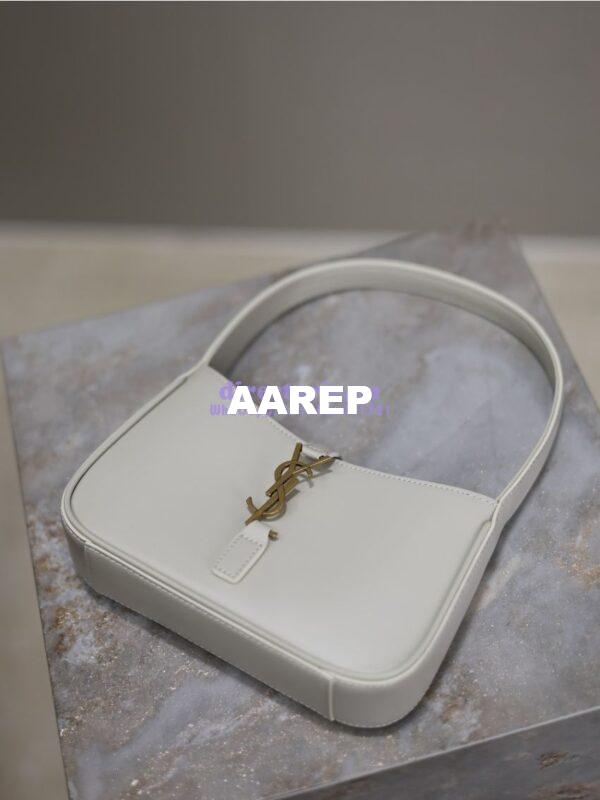 Replica YSL Saint Laurent Mini Le 5 À 7 In Smooth Leather 7103182 Blanc 8