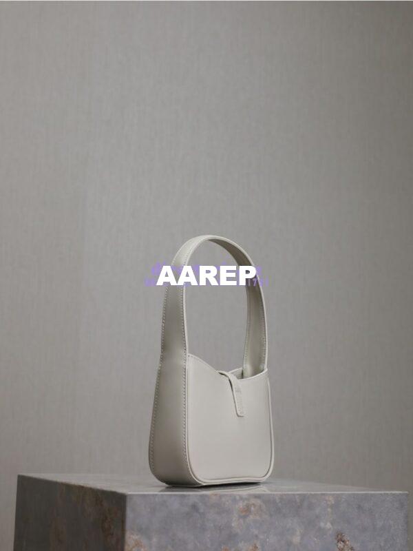 Replica YSL Saint Laurent Mini Le 5 À 7 In Smooth Leather 7103182 Blanc 10