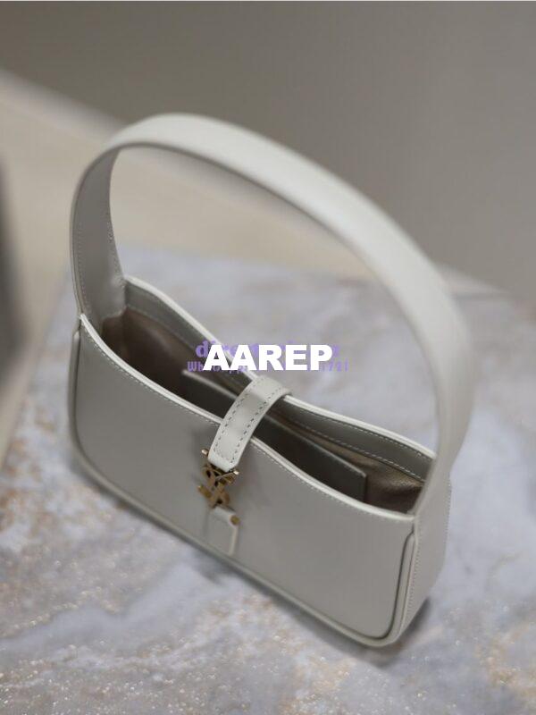 Replica YSL Saint Laurent Mini Le 5 À 7 In Smooth Leather 7103182 Blanc 12