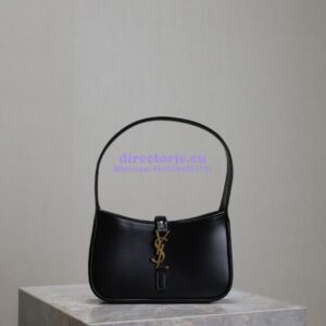 Replica YSL Saint Laurent Mini Le 5 À 7 In Smooth Leather 7103182 Black