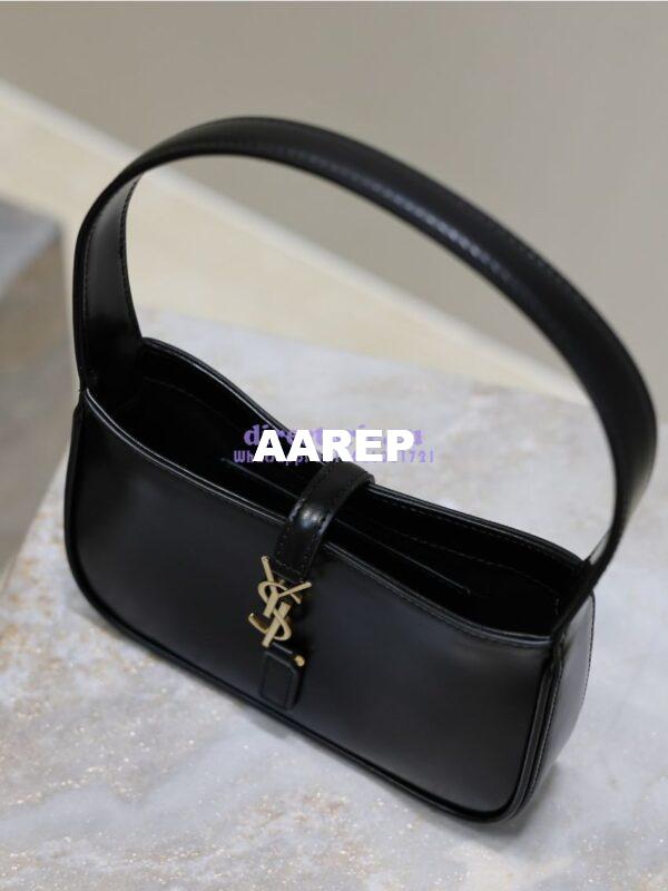 Replica YSL Saint Laurent Mini Le 5 À 7 In Smooth Leather 7103182 Black 7
