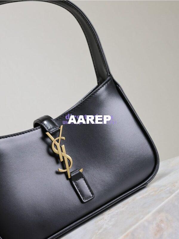 Replica YSL Saint Laurent Mini Le 5 À 7 In Smooth Leather 7103182 Black 8