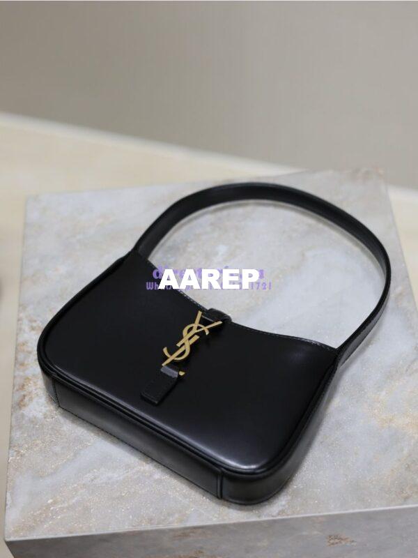 Replica YSL Saint Laurent Mini Le 5 À 7 In Smooth Leather 7103182 Black 11