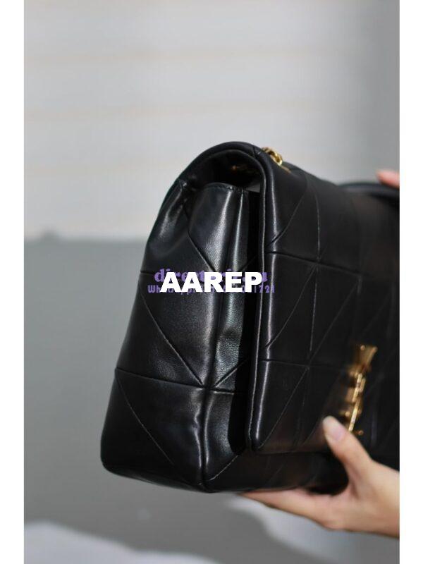 Replica YSL Saint Laurent Jamie Large Chain Bag "Carré Rive Gauche" In Lambskin 761908 Black 8