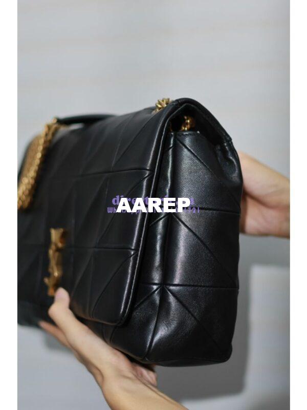 Replica YSL Saint Laurent Jamie Large Chain Bag "Carré Rive Gauche" In Lambskin 761908 Black 9