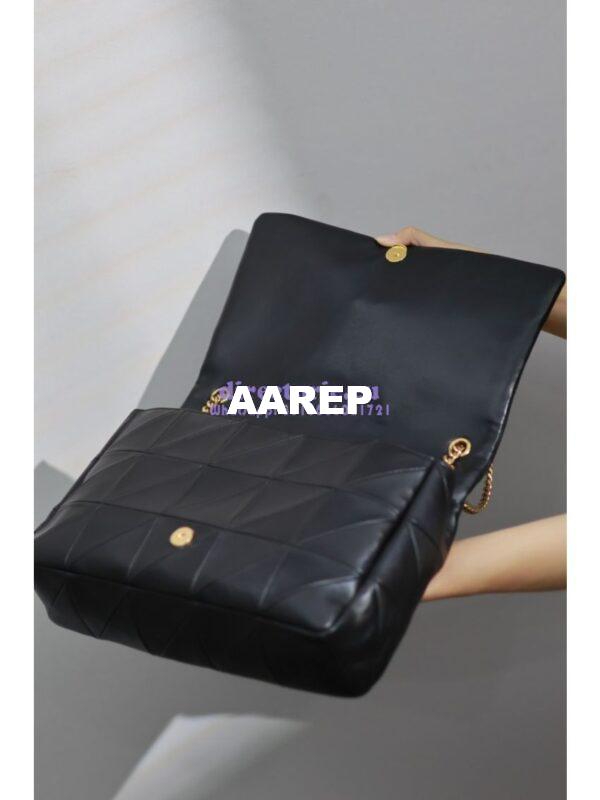 Replica YSL Saint Laurent Jamie Large Chain Bag "Carré Rive Gauche" In Lambskin 761908 Black 10