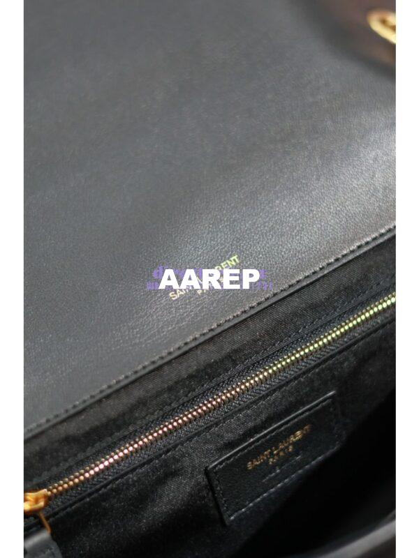 Replica YSL Saint Laurent Jamie Large Chain Bag "Carré Rive Gauche" In Lambskin 761908 Black 13