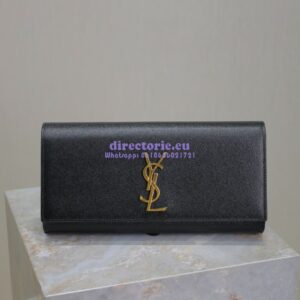 Replica YSL Saint Laurent Classic Kate Monogram Clutch In Grain De Poudre Leather 306079