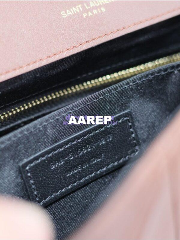 Replica YSL Saint Laurent Jamie Medium Chain Bag "Carré Rive Gauche" In Lambskin 515821 Coffee 14