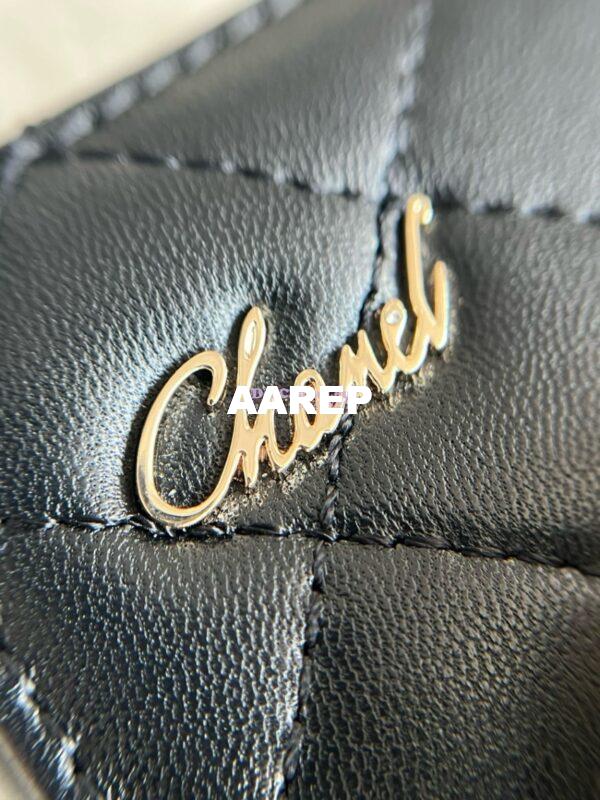 Replica Chanel Limited Edition Camera Bag Black Lambskin Light Gold Hardware AS4817 11