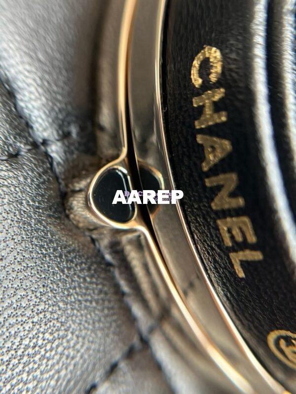 Replica Chanel Limited Edition Camera Bag Black Lambskin Light Gold Hardware AS4817 13