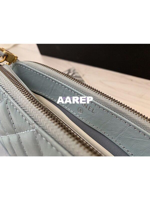 Replica Chanel Gabrielle Clutch With Chain A94505 Sky Blue 11