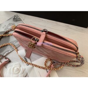 Replica Chanel Gabrielle Clutch With Chain A94505 Pink 2