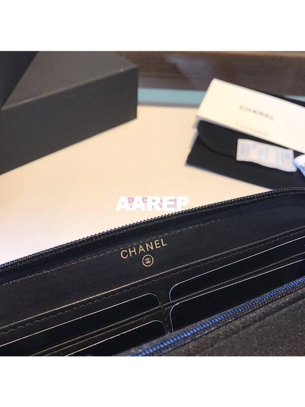 Replica Chanel Boy Long Zipped Wallet Caviar A80288 11