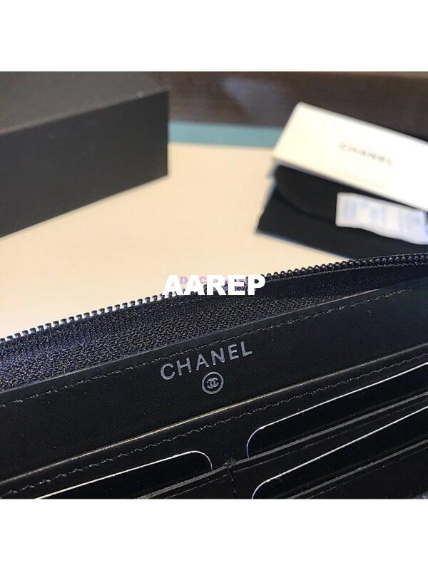 Replica Chanel Boy Long Zipped Wallet Caviar A80288 18