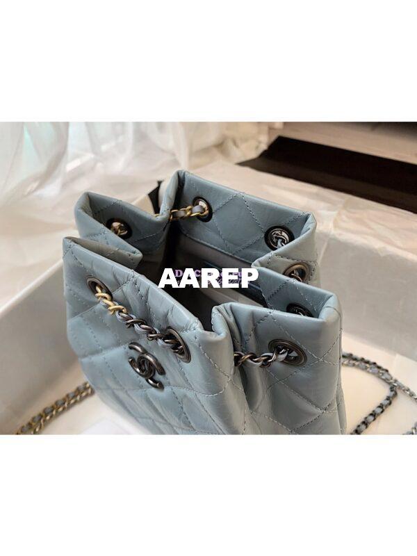 Replica Chanel Gabrielle Backpack A94485 Light Blue 5