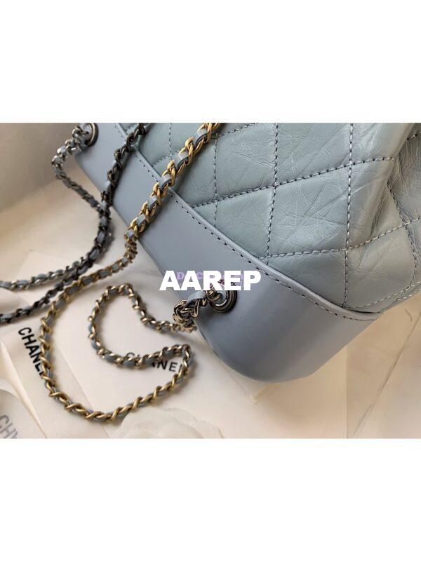 Replica Chanel Gabrielle Backpack A94485 Light Blue 7