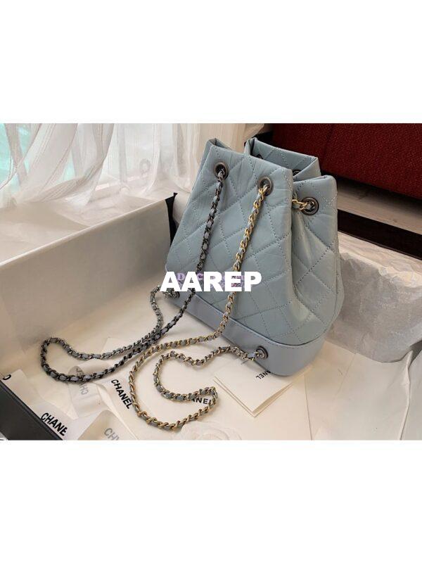 Replica Chanel Gabrielle Backpack A94485 Light Blue 8