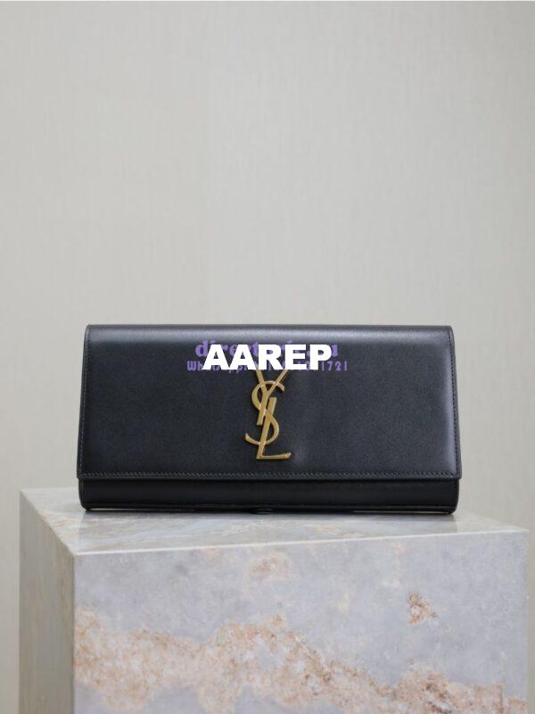 Replica YSL Saint Laurent Classic Kate Monogram Clutch In Smooth Leather 306079 3