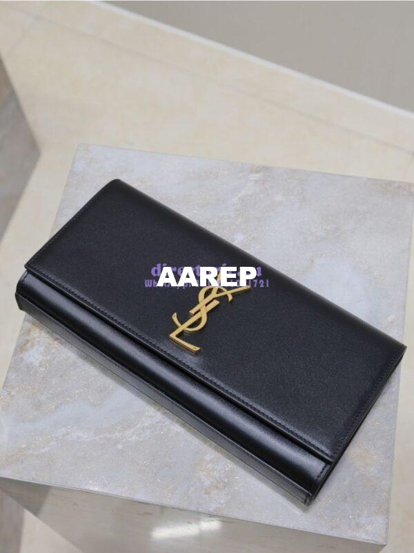 Replica YSL Saint Laurent Classic Kate Monogram Clutch In Smooth Leather 306079 4